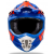 Casca moto  UFO INTREPID BLUE/ORANGE MATT thumb