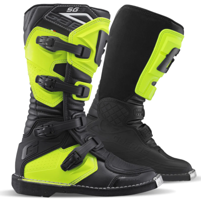 Cizme motocross pentru copii  GAERNE SG-J FLUO YELLOW