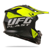 Casca motocross  UFO INTREPID BLACK/NEON YELLOW MATT thumb