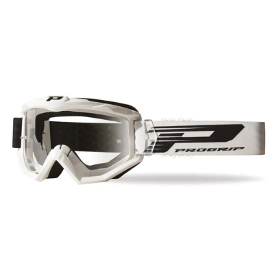 Ochelari motocross  PROGRIP 3201 WHITE CLEAR