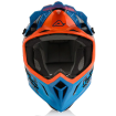 Casca motocross  ACERBIS  STEEL CARBON ORANGE/BLUE thumb