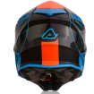 Casca motocross  ACERBIS  STEEL CARBON ORANGE/BLUE thumb