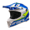 Casca motocross  UFO INTREPID BLUE/YELLOW