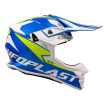 Casca motocross  UFO INTREPID BLUE/YELLOW thumb