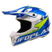 Casca motocross  UFO INTREPID BLUE/YELLOW thumb