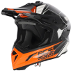 Casca motocross  ACERBIS  STEEL CARBON WHITE/ORANGE thumb