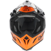 Casca motocross  ACERBIS  STEEL CARBON WHITE/ORANGE thumb