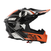Casca motocross  ACERBIS  STEEL CARBON WHITE/ORANGE thumb