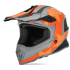 Casca motocross pentru copii  ACERBIS IMPACT STEEL BLACK/ORANGE