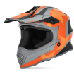 Casca motocross pentru copii  ACERBIS IMPACT STEEL BLACK/ORANGE thumb