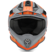 Casca motocross pentru copii  ACERBIS IMPACT STEEL BLACK/ORANGE thumb