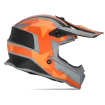 Casca motocross pentru copii  ACERBIS IMPACT STEEL BLACK/ORANGE thumb