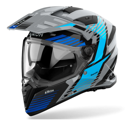 Casca  AIROH BANDIT SPICY BLUE GLOSS