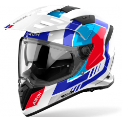 Casca  AIROH BANDIT HORN WHITE GLOSS Casca  AIROH BANDIT HORN WHITE GLOSS
