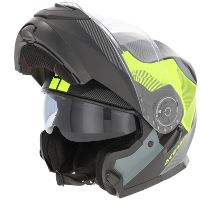 Casca ACERBIS SEREL BLACK/FLUO YELLOW