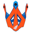 Vizor pentru cască UFO INTREPID BLUE/ORANGE thumb