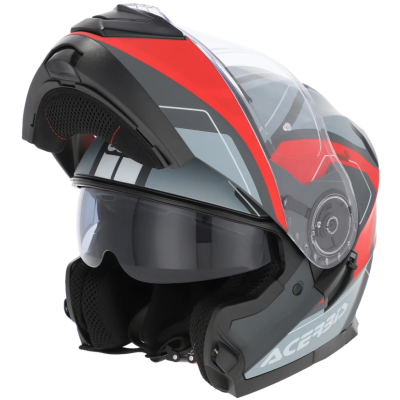 Casca  ACERBIS SEREL GREY/RED