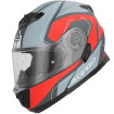 Casca  ACERBIS SEREL GREY/RED thumb