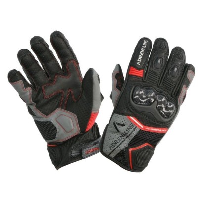 Mănuși moto ADRENALINE HEXAGON BLACK/RED