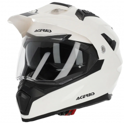 Casca adventure  ACERBIS FLIP WHITE