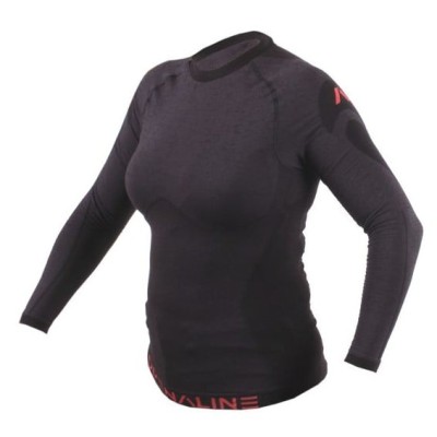 Bluză termică de damă ADRENALINE MERINO WOOL BLACK