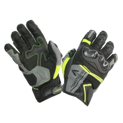 Manusi moto  ADRENALINE HEXAGON BLACK/GREY/FLUO