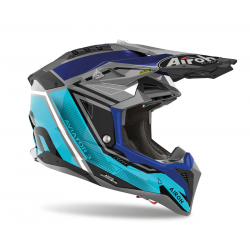 Casca motocross AIROH AVIATOR 3 League Blue Gloss Casca motocross AIROH AVIATOR 3 League Blue Gloss