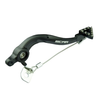 Pedală de frână spate SCAR SX/SXF 17-22 BK