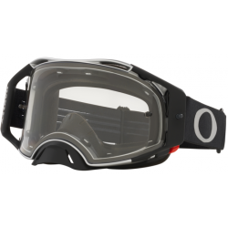 Ochelari motocross  Oakley Airbrake MX Tuff Blocks black-gunmetal Clear 