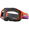 Ochelari motocross Oakley goggles Airbrake MX Troy Lee Designs Navy Sunrise Clear