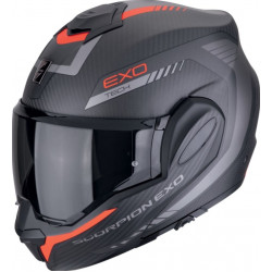 Cască modulară  SCORPION Exo-Tech Evo Carbon BLACK/RED Cască modulară  SCORPION Exo-Tech Evo Carbon BLACK/RED