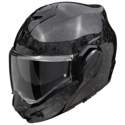 Cască modulară  SCORPION Exo-Tech Evo Carbon ONYX BLACK
