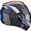 Cască modulară SCORPION Exo-Tech Evo Carbon ROVER BLACK/RED/BLUE thumb