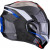 Cască modulară SCORPION Exo-Tech Evo Carbon ROVER BLACK/RED/BLUE thumb