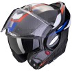 Cască modulară SCORPION Exo-Tech Evo Carbon ROVER BLACK/RED/BLUE thumb
