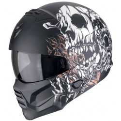 Casca SCORPION EXO-COMBAT II GENESIS Matt Black-White-Gold Casca SCORPION EXO-COMBAT II GENESIS Matt Black-White-Gold