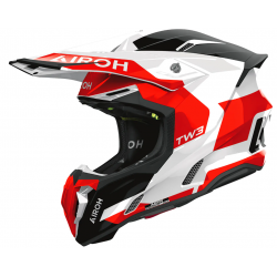 Casca motocross  AIROH TWIST 3 FANCY RED GLOSS