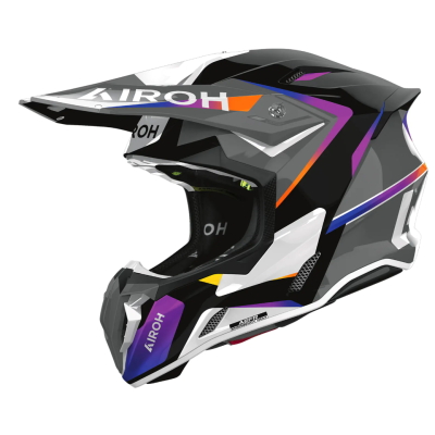 Casca motocross AIROH TWIST 3 HUSTLE GLOSS Casca motocross AIROH TWIST 3 HUSTLE GLOSS
