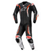 Combinezon de piele ALPINESTARS GP TECH V5 BLACK/WHITE/FLUO RED