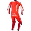 Combinezon de piele ALPINESTARS GP TECH V5 FLUO RED/WHITE thumb