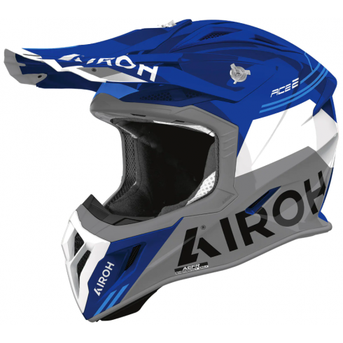 Casca motocross AIROH AVIATOR ACE 2 FURY BLUE GLOSS Casca motocross AIROH AVIATOR ACE 2 FURY BLUE GLOSS