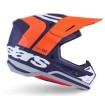 Casca motocross  ALPINESTARS SM7 CORE ORAN/BLUE thumb