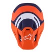 Casca motocross  ALPINESTARS SM7 CORE ORAN/BLUE thumb