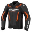 Geaca de piele  ALPINESTARS GP FORCE V2 BLACK/RED FLUO thumb