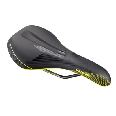 Șa pentru bicicletă  KORE FUSE III SADDLE BLACK-YELLOW