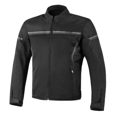 Geacă moto din textil MOTO ID STELVIO BLACK