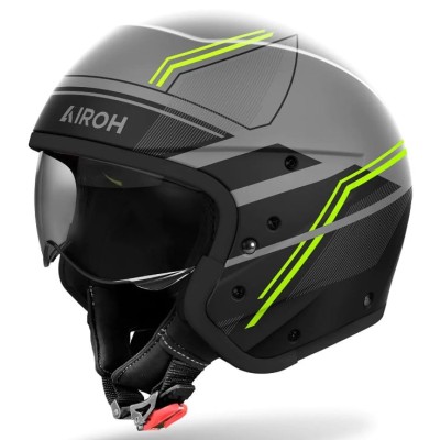 Cască pentru scuter AIROH J110 Slim Yellow Matt