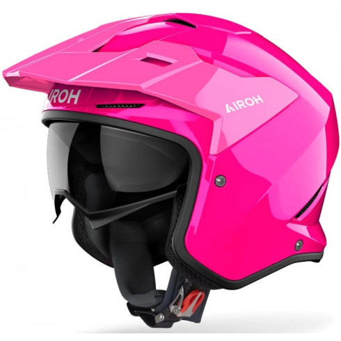 Cască pentru scuter   AIROH Kombakt PINK GLOSS Cască pentru scuter   AIROH Kombakt PINK GLOSS