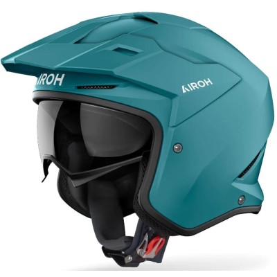 Cască pentru scuter  AIROH Kombakt Petrol Green Matt