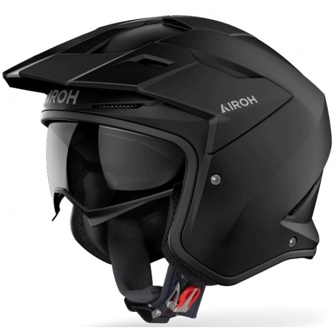 Cască pentru scuter   AIROH Kombakt BLACK MATT Cască pentru scuter   AIROH Kombakt BLACK MATT